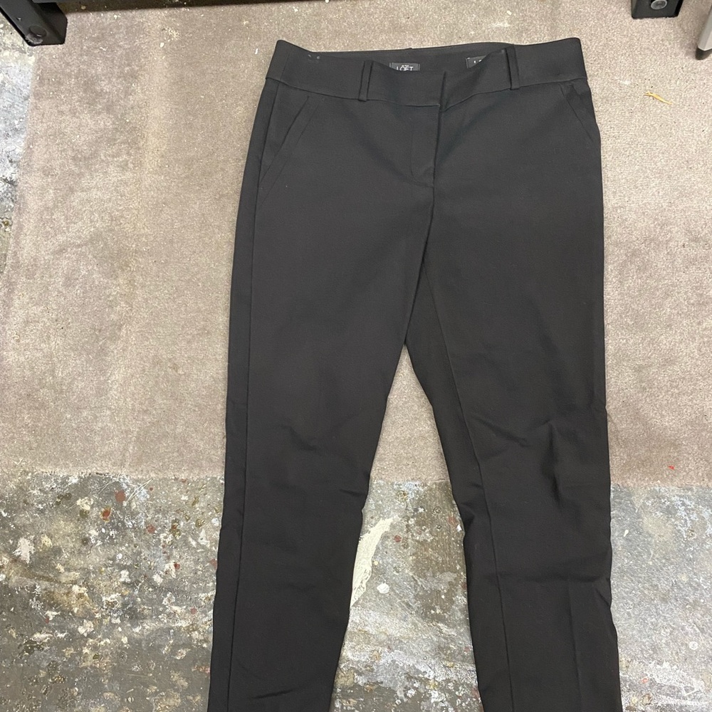 Ann Taylor Loft black skinny dress/work pant